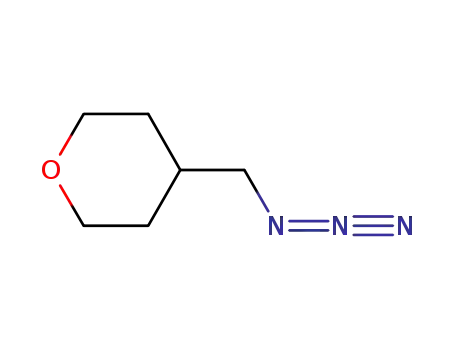 Molecular Structure of 1035490-93-7 (4-(AzidoMethyl)tetrahydro-2H-pyran)