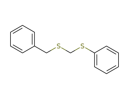 Molecular Structure of 67399-11-5 (Benzene, [[[(phenylmethyl)thio]methyl]thio]-)