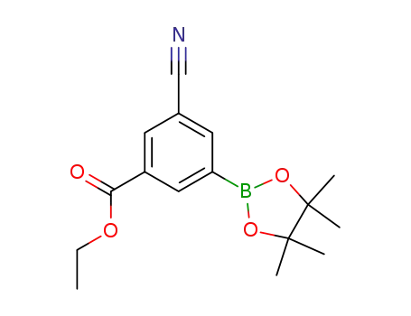 ethyl 3-cyano-5-(4,4,5,5-tetramethyl-1,3,2-dioxaborolan-2-yl)benzoate