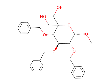 methyl 2,3,4-tri-O-benzyl-5-C-(hydroxymethyl)-α-D-xylo-hexopyranoside