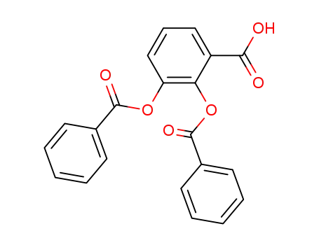 Molecular Structure of 102184-11-2 (2,3-Dibenzyloxybenzoic acid)
