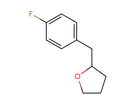 Molecular Structure of 1429428-05-6 (2-(4-fluorobenzyl)tetrahydrofuran)