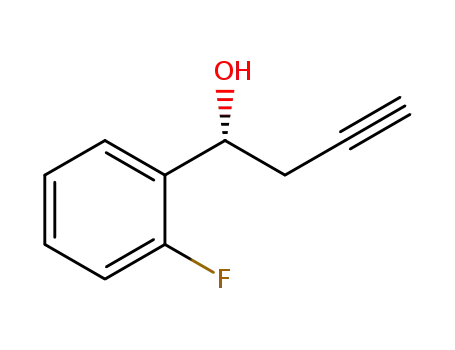 Benzenemethanol, 2-fluoro-alpha-2-propynyl-, (alphaR)- (9CI)