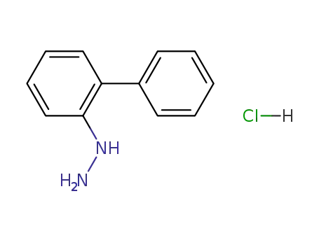 Molecular Structure of 109221-95-6 (BIPHENYL-2-YL-HYDRAZINE HYDROCHLORIDE)