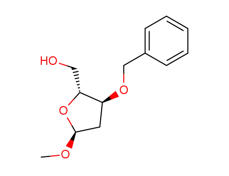 methyl 2-deoxy-3-O-benzyl-α-D-erythro-pentofuranoside