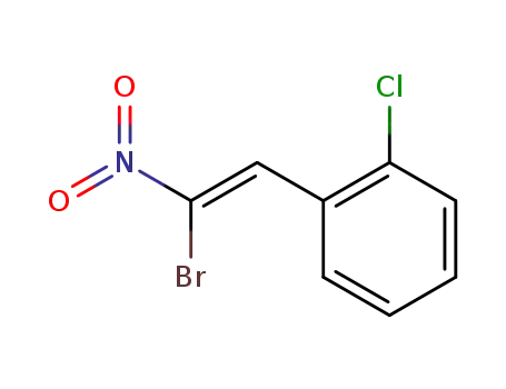Molecular Structure of 147089-80-3 (Benzene, 1-[(1Z)-2-bromo-2-nitroethenyl]-2-chloro-)