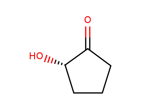 Molecular Structure of 147333-12-8 (Cyclopentanone, 2-hydroxy-, (2S)-)