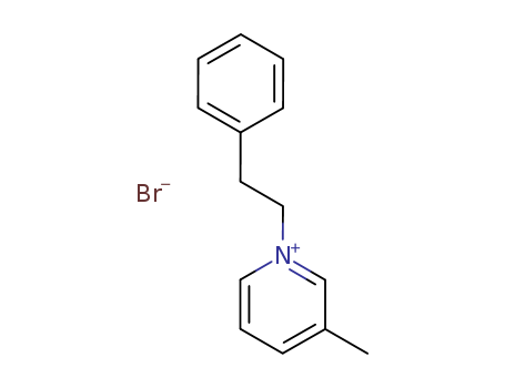 Pyridinium,3-methyl-1-(2-phenylethyl)-, bromide (1:1) cas  6962-40-9