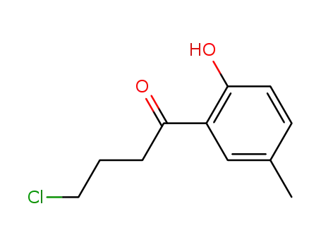 4-chloro-1-(2-hydroxy-5-methylphenyl)butan-1-one