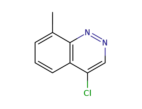 Molecular Structure of 817209-42-0 (4-chloro-8-methylcinnoline)