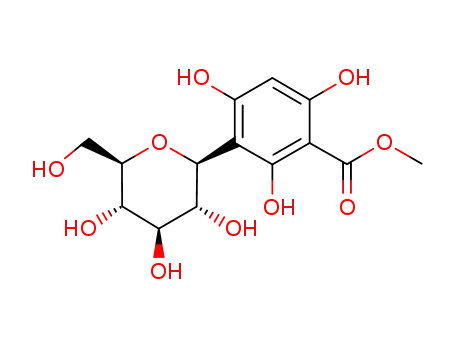 methyl 3-C-β,D-glucopyranoside-2,4,6-trihydroxybenzoate