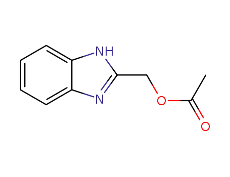 Molecular Structure of 33809-91-5 (1H-Benzimidazole-2-methanol,acetate(ester)(9CI))