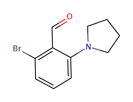 2-브로모-6-(피롤리딘-1-일)벤즈알데히드