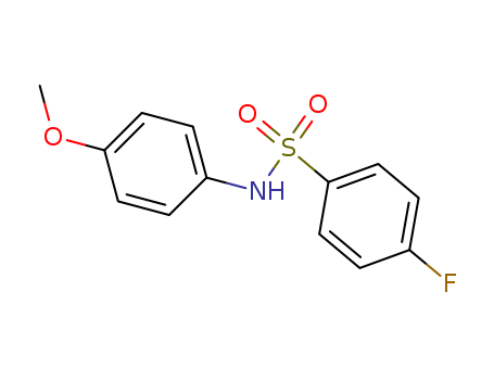 4-fluoro-N-(4-methoxyphenyl)benzenesulfonamide