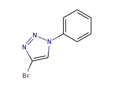 Molecular Structure of 116933-01-8 (4-BROMO-1-PHENYL-1H-[1,2,3]TRIAZOLE)