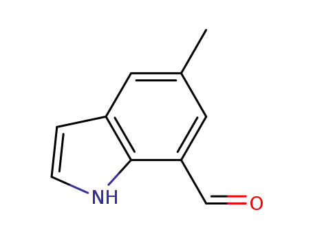 1H-Indole-7-carboxaldehyde, 5-methyl- (9CI)