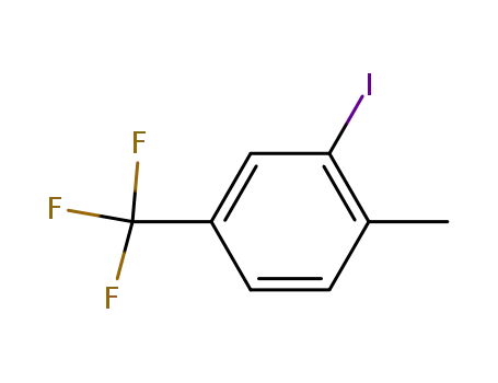 Molecular Structure of 13055-62-4 (3-Iodo-4-methylbenzotrifluoride)