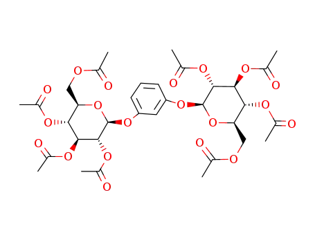 1,3-Bis-(2,3,4,6-tetra-O-acetyl-β-D-glucopyranosyl)benzene