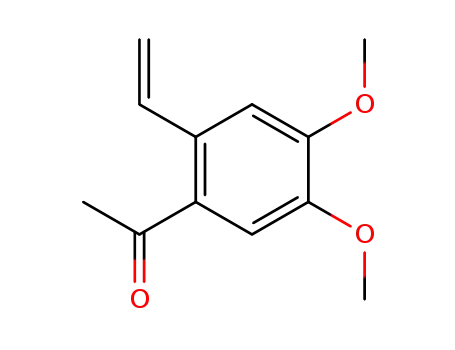 Molecular Structure of 93598-30-2 (Ethanone, 1-(2-ethenyl-4,5-dimethoxyphenyl)-)