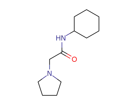 1-Pyrrolidineacetamide, N-cyclohexyl-