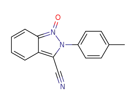 2H-Indazole-3-carbonitrile, 2-(4-methylphenyl)-, 1-oxide