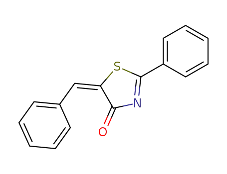 Molecular Structure of 92795-17-0 (5-benzylidene thiazolone)