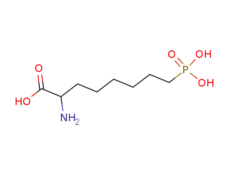 Molecular Structure of 98517-63-6 (2-amino-8-phosphono-octanoic acid)