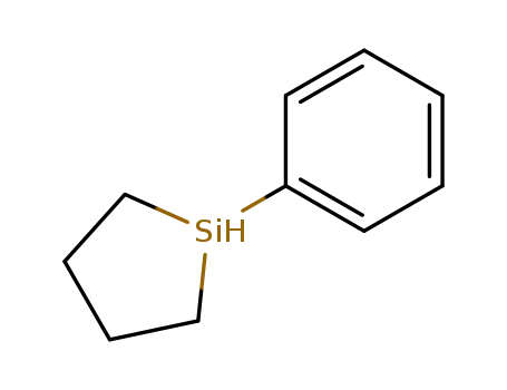 Molecular Structure of 17903-30-9 (Silacyclopentane, 1-phenyl-)