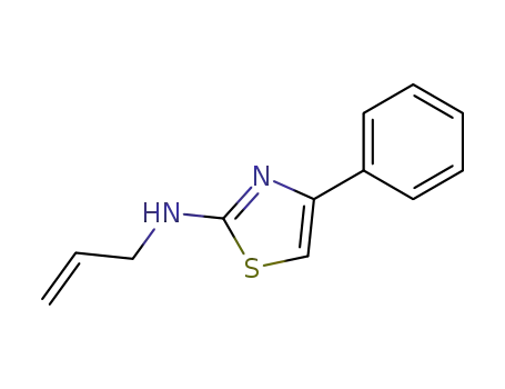 Molecular Structure of 21344-73-0 (ALLYL-(4-PHENYL-THIAZOL-2-YL)-AMINE)