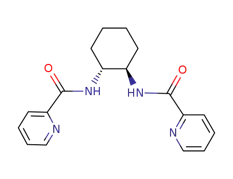 Molecular Structure of 201551-23-7 ((1R,2R)-(–)-1,2-Bis[(2-pyridinylcarbonyl)amino]cyclohexane)