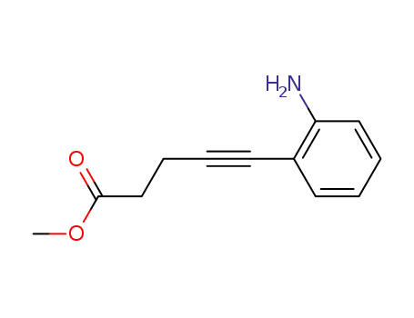 4-Pentynoic acid, 5-(2-aminophenyl)-, methyl ester