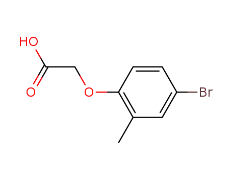 Molecular Structure of 6956-82-7 (2-(4-BROMO-2-METHYLPHENOXY)ACETIC ACID)