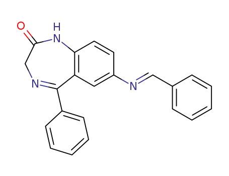 7-[(E)-benzylideneamino]-5-phenyl-1,3-dihydro-2H-1,4-benzodiazepin-2-one