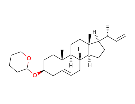tetrahydro-2-{[(3β)-24-norchola-5,22-dien-3-yl]oxy}-2H-pyran