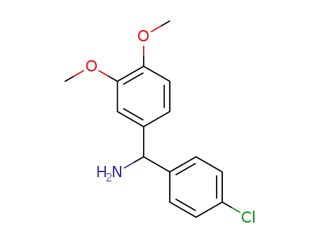 Molecular Structure of 1016697-21-4 ((3,4-dimethoxyphenyl)(4-chlorophenyl)methylamine)