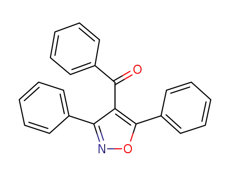 Molecular Structure of 14688-28-9 ((3,5-diphenyl-1,2-oxazol-4-yl)(phenyl)methanone)