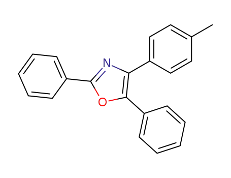 Molecular Structure of 26107-35-7 (2,5-diphenyl-4-(p-tolyl)oxazole)