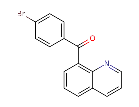 (4-bromophenyl)(quinolin-8-yl)methanone