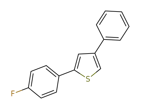 Molecular Structure of 1415605-87-6 (2-(4-fluorophenyl)-4-phenylthiophene)
