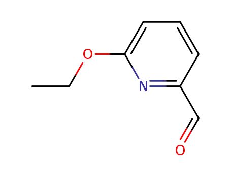 Molecular Structure of 85259-47-8 (2-Pyridinecarboxaldehyde, 6-ethoxy- (9CI))