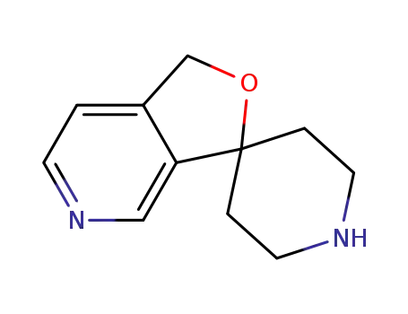 Molecular Structure of 475437-24-2 (Spiro[furo[3,4-c]pyridine-3(1H),4'-piperidine])