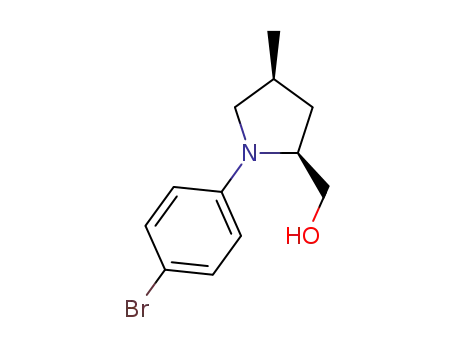 ((2S,4S)-1-(4-bromophenyl)-4-methylpyrrolidin-2-yl)methanol