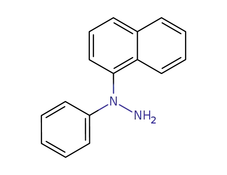 Molecular Structure of 73405-62-6 (1-(1-Naphtyl)-1-phenylhydrazine)