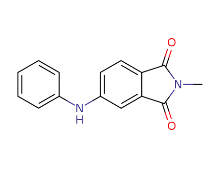 Molecular Structure of 4636-67-3 (5-anilino-2-methyl-isoindole-1,3-dione)