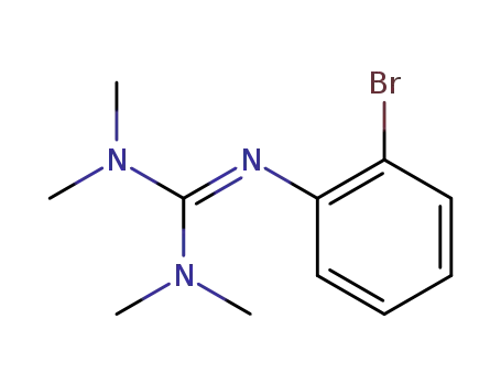 Molecular Structure of 111400-80-7 (Guanidine, N''-(2-bromophenyl)-N,N,N',N'-tetramethyl-)