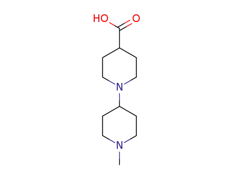 Molecular Structure of 349534-98-1 (1'-methyl-1,4'-bipiperidine-4-carboxylic acid(SALTDATA: 2HCl))
