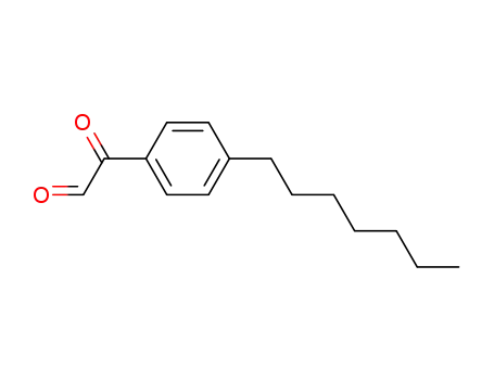 Molecular Structure of 14333-89-2 (Benzeneacetaldehyde, 4-heptyl-a-oxo-)