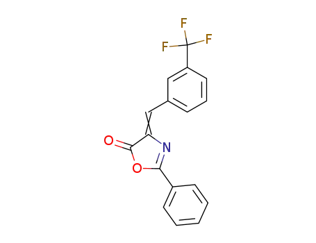 2-phenyl-4-(3-trifluoromethyl-benzylidene)-4<i>H</i>-oxazol-5-one