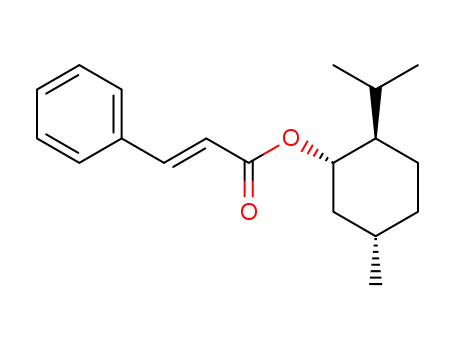 Molecular Structure of 160865-72-5 ((1S,2R,5S)-2-isopropyl-5-methylcyclohexyl cinnamate)