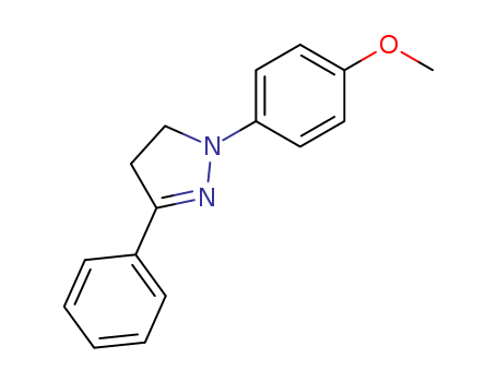 1H-Pyrazole, 4,5-dihydro-1-(4-methoxyphenyl)-3-phenyl-